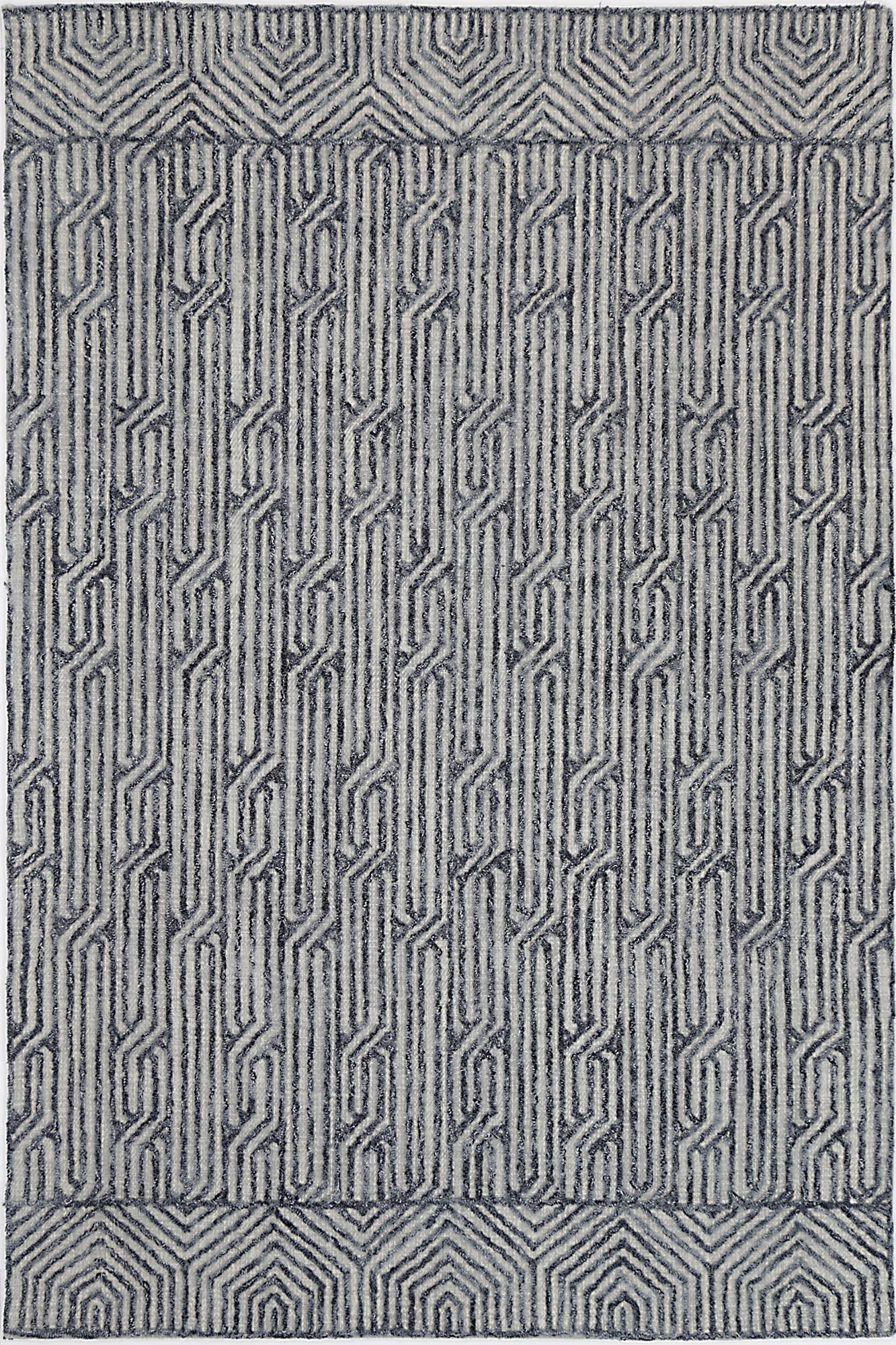 Adabella Almeria Blue Contemporary Rug - Area Rug - Rugs a Million