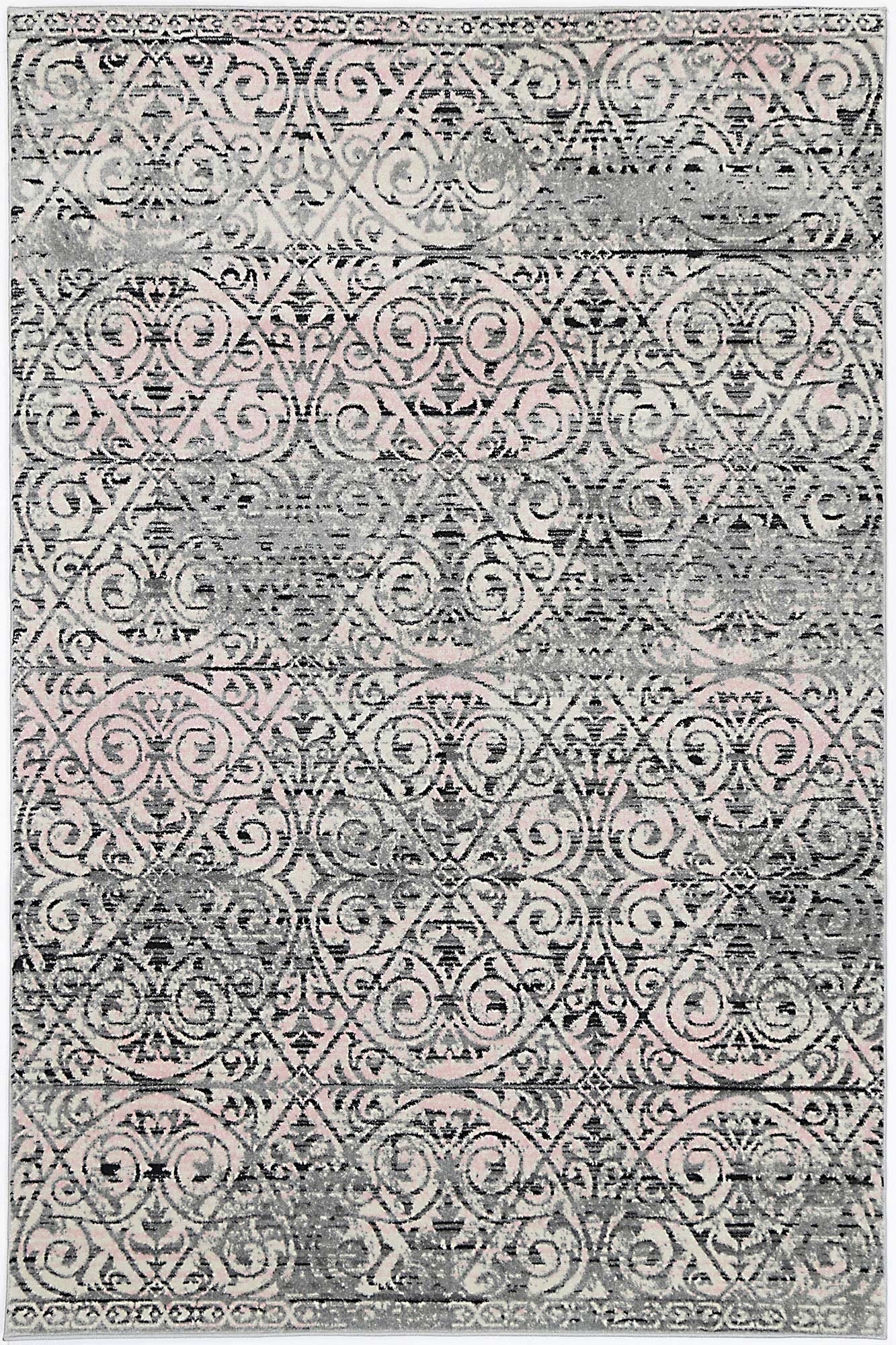 Amelia Katherine Pink & Ash Rug - Rug - Rugs a Million