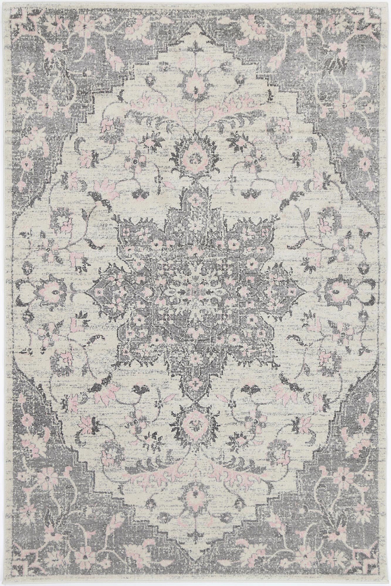 Amelia Madeleine Grey & Ivory Rug - Rug - Rugs a Million