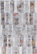 Barton Grey Rust Abstract Rug - Rug - Rugs a Million