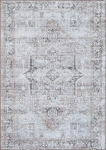 Berossus Nuzi Grey Machine Washable Rug - Rug - Rugs a Million