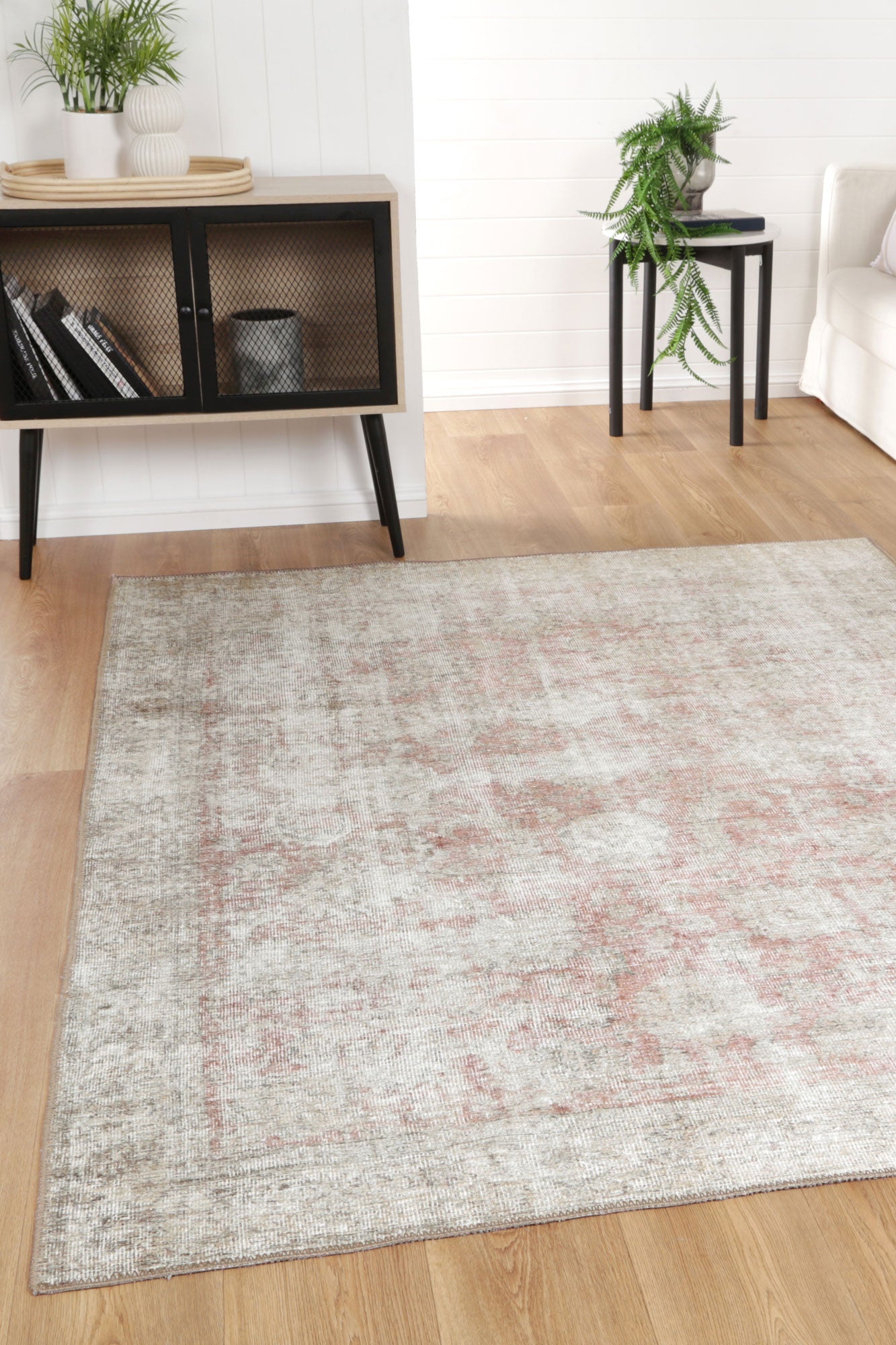 Ethos Carmella Blush Machine Washable Rug - Area Rug - Rugs a Million