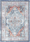 Mercury Maykel Blue & Terracotta Transitional Rug - Area Rug - Rugs a Million