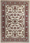 Ornate Cream Traditional Bordered Ikat Rug - Rug - Rugs a Million