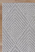 Port Villa Kini Grey Geometric Flatweave Rug - Rug - Rugs a Million