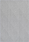 Port Villa Kini Grey Geometric Flatweave Rug - Rug - Rugs a Million