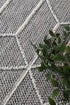 Port Villa Sikua Grey Geometric Flatweave Rug - Rug - Rugs a Million