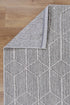 Port Villa Totori Ash Geometric Flatweave Rug - Rug - Rugs a Million