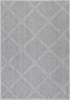 Port Villa Vouza Grey Geometric Flatweave Rug - Rug - Rugs a Million