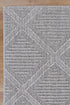 Port Villa Vouza Grey Geometric Flatweave Rug - Rug - Rugs a Million