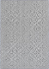 Port Villa Walasi Ash Geometric Flatweave Rug - Rug - Rugs a Million