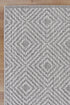 Port Villa Walasi Ash Geometric Flatweave Rug - Rug - Rugs a Million