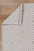 Port Villa Wickham Beige Geometric Flatweave Rug - Rug - Rugs a Million