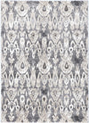 Vision Grey Damask Plush Rug - Contemporary - Rugs a Million