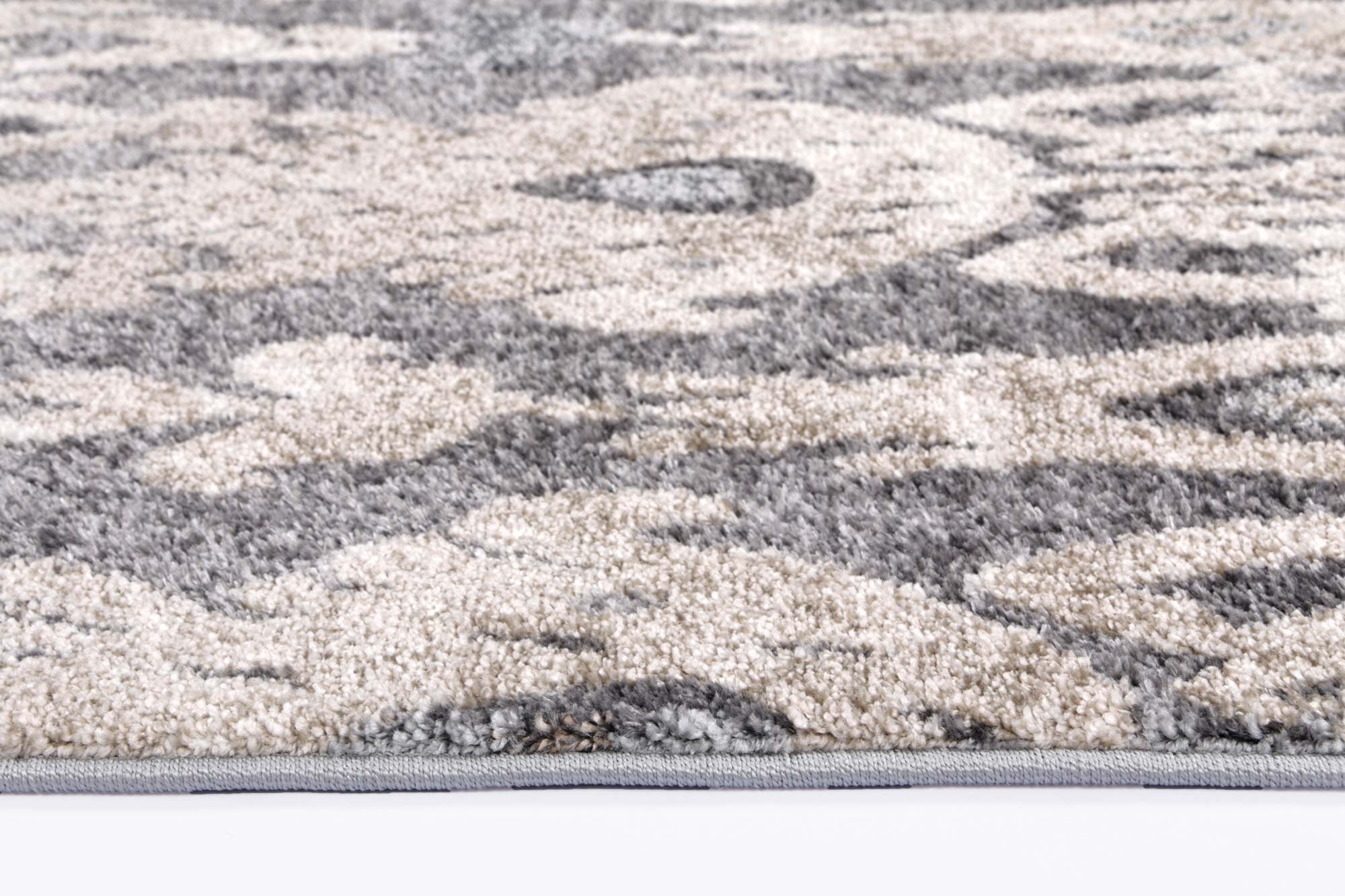 Vision Grey Damask Plush Rug - Contemporary - Rugs a Million