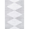 Windjana Abstract Diamond Silver Rug - Rugs - Rugs a Million