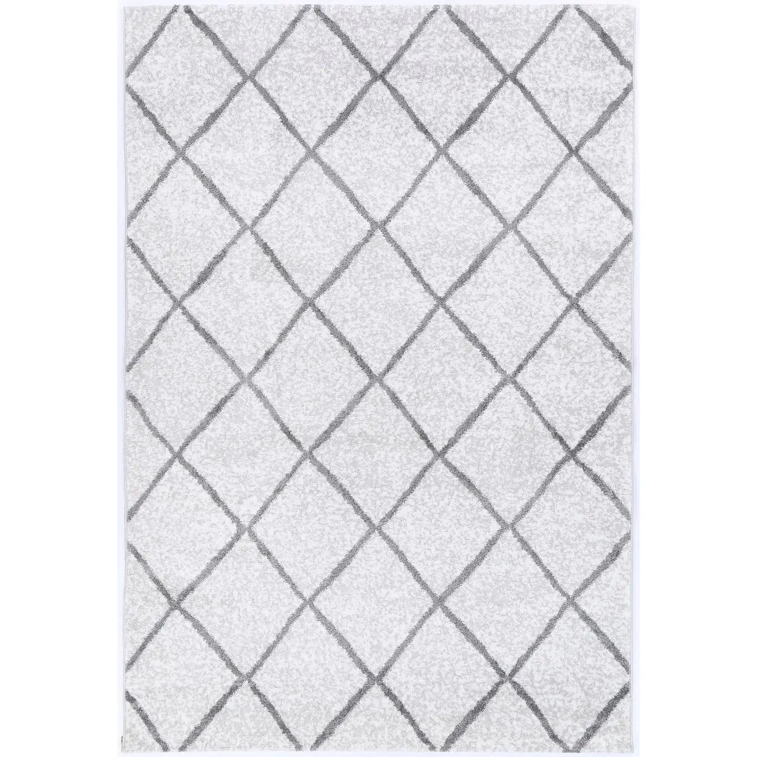 Windjana Diamond Silver Rug - Rugs - Rugs a Million