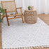 Zellige Plain White Grey Rug - Rugs - Rugs a Million